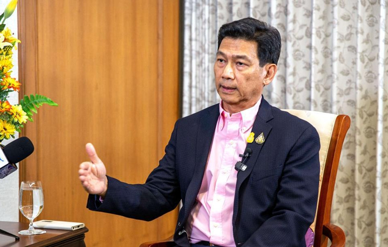 泰國(guó)副總理兼外長(zhǎng)班比，談共建“一帶一路”倡議